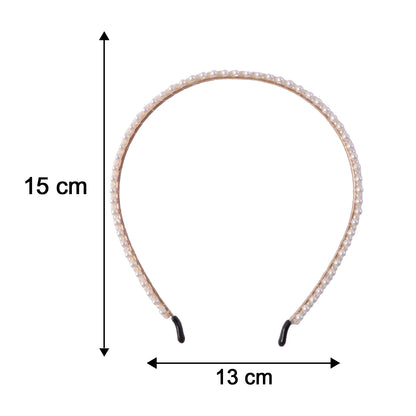 Pearl detailed women's headband
