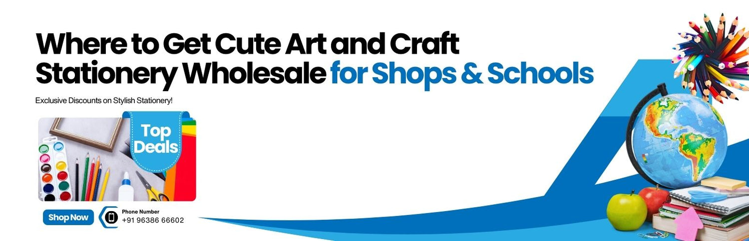 Where to Get Cute Art and Craft Stationery Wholesale for Shops & Schools