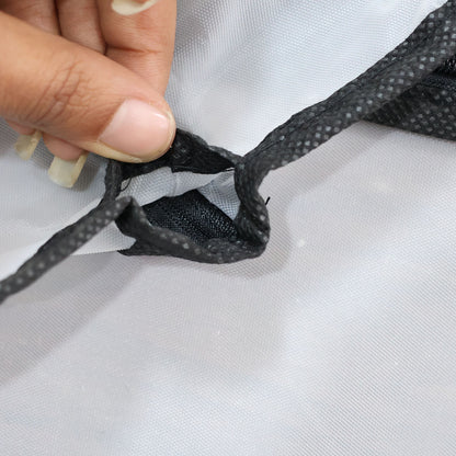 Transparent Garment Cover with Front Zipper (100 × 60 cm, 1 Pc)