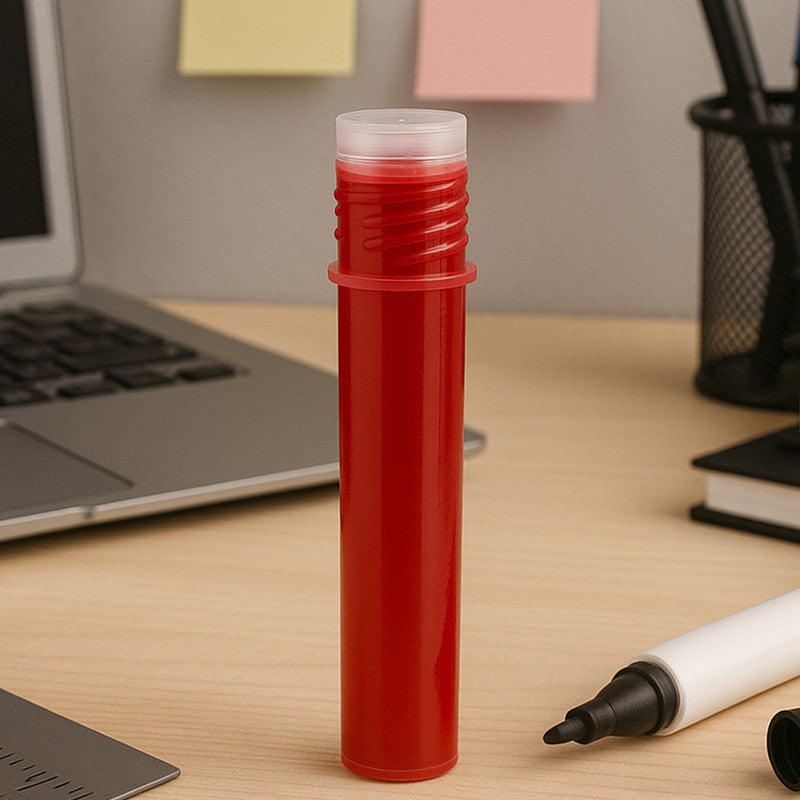 Camlin Whiteboard Marker Ink Cartridge – Red Colour, Quick-Drying & Refillable Cartridge for Camlin Whiteboard Markers