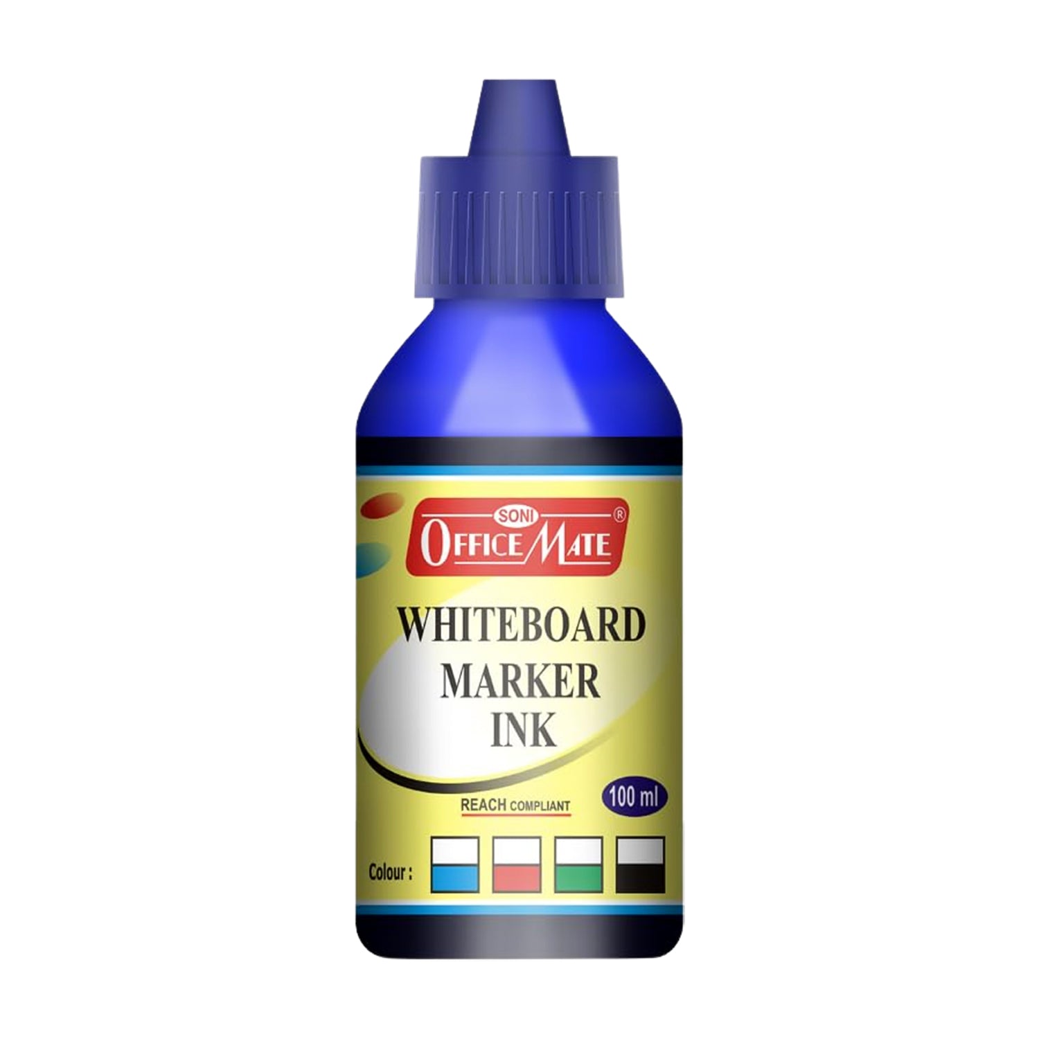 Officemate Whiteboard Marker Ink 100ml – Refillable, Smooth Writing & Quick-Drying Ink