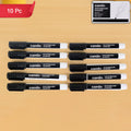 Whiteboard Marker – Bold Black Writing Refillable Markers Pack of 10