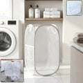 Foldable Mesh Laundry Basket – Space-Saving & Breathable Organizer