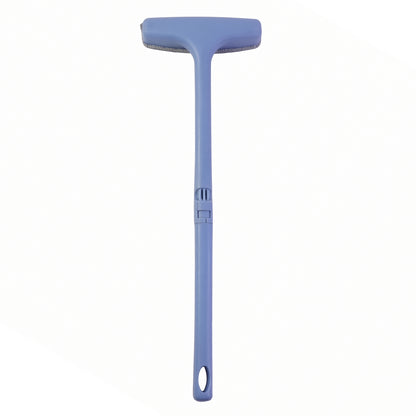 Side view of brush and scraper features on Window Mesh Cleaning Tool