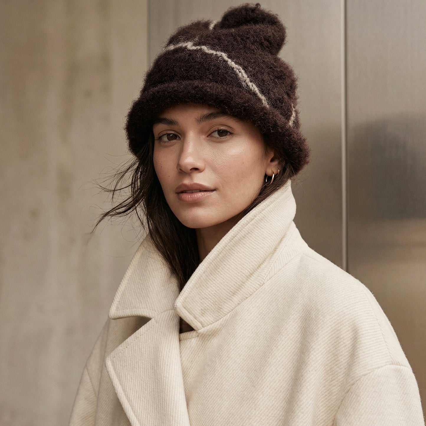 Cozy fleece lined beanie cap