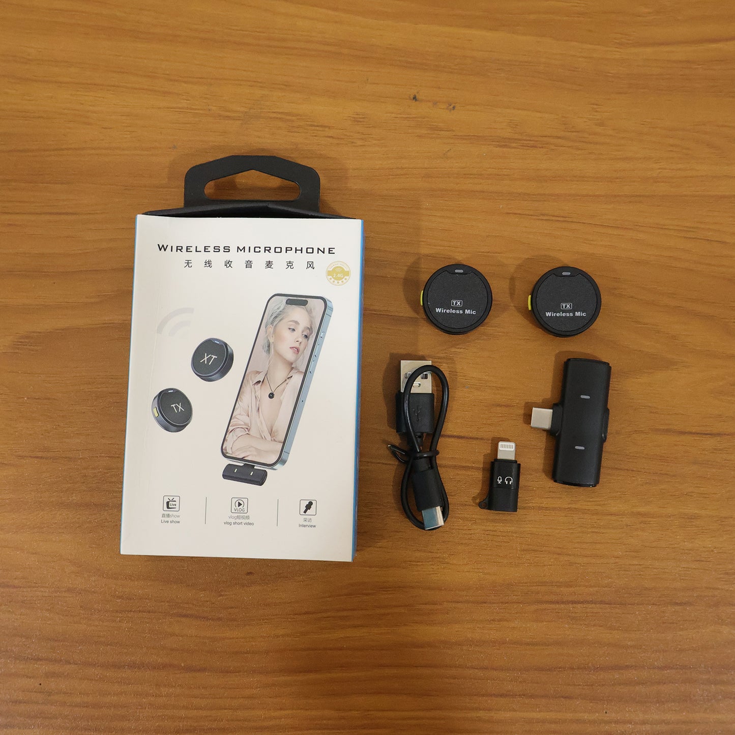 portable dual microphone kit