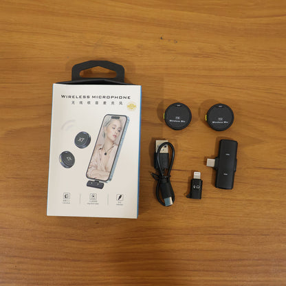 portable dual microphone kit