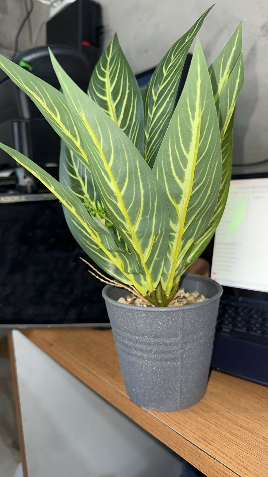 Artificial Decorative Tabletop Plant with Pot for Home & Office Décor