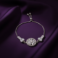 AD Floral Bracelet – Elegant Designer American Diamond Jewelry