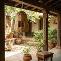 Eco-Friendly Handwoven Bamboo Bird Nest – Natural Garden Shelter