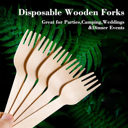 Freshee 160mm Wooden Fork – 30 Pcs Pack