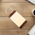 Wooden Keychain – Premium Dual-Tone Rectangular Key Holder