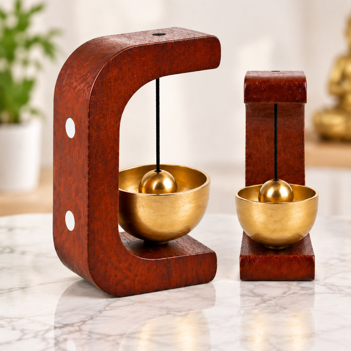 Japanese Style Zen Bell – Premium Desktop Meditation Chime