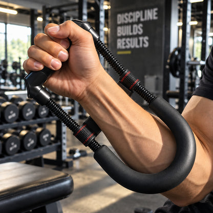 Hand Wrist Forearm Exerciser Spring Grip Strengthener for Hand and Finger Exercise (1 Pc)