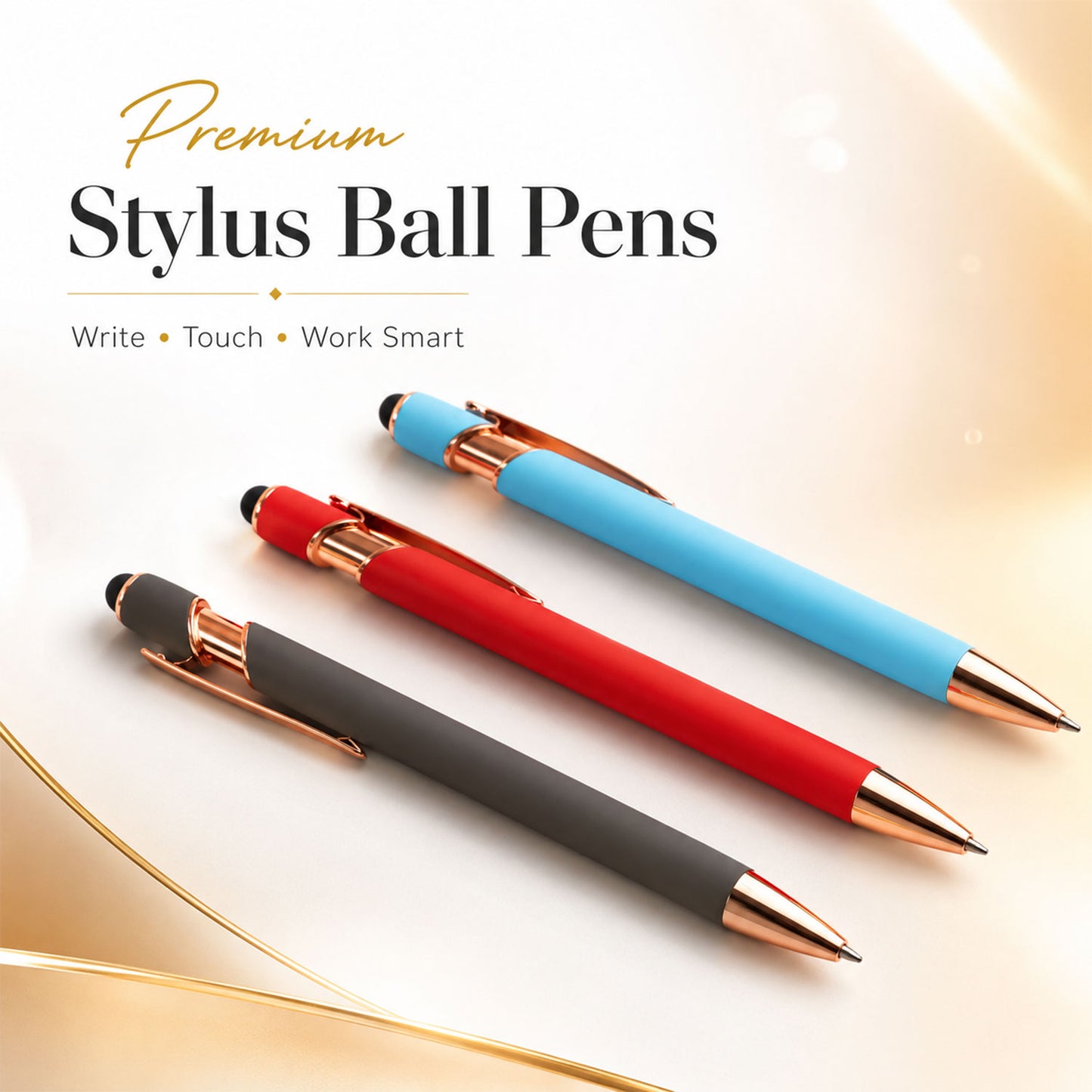 Mix color pens with comfortable grip