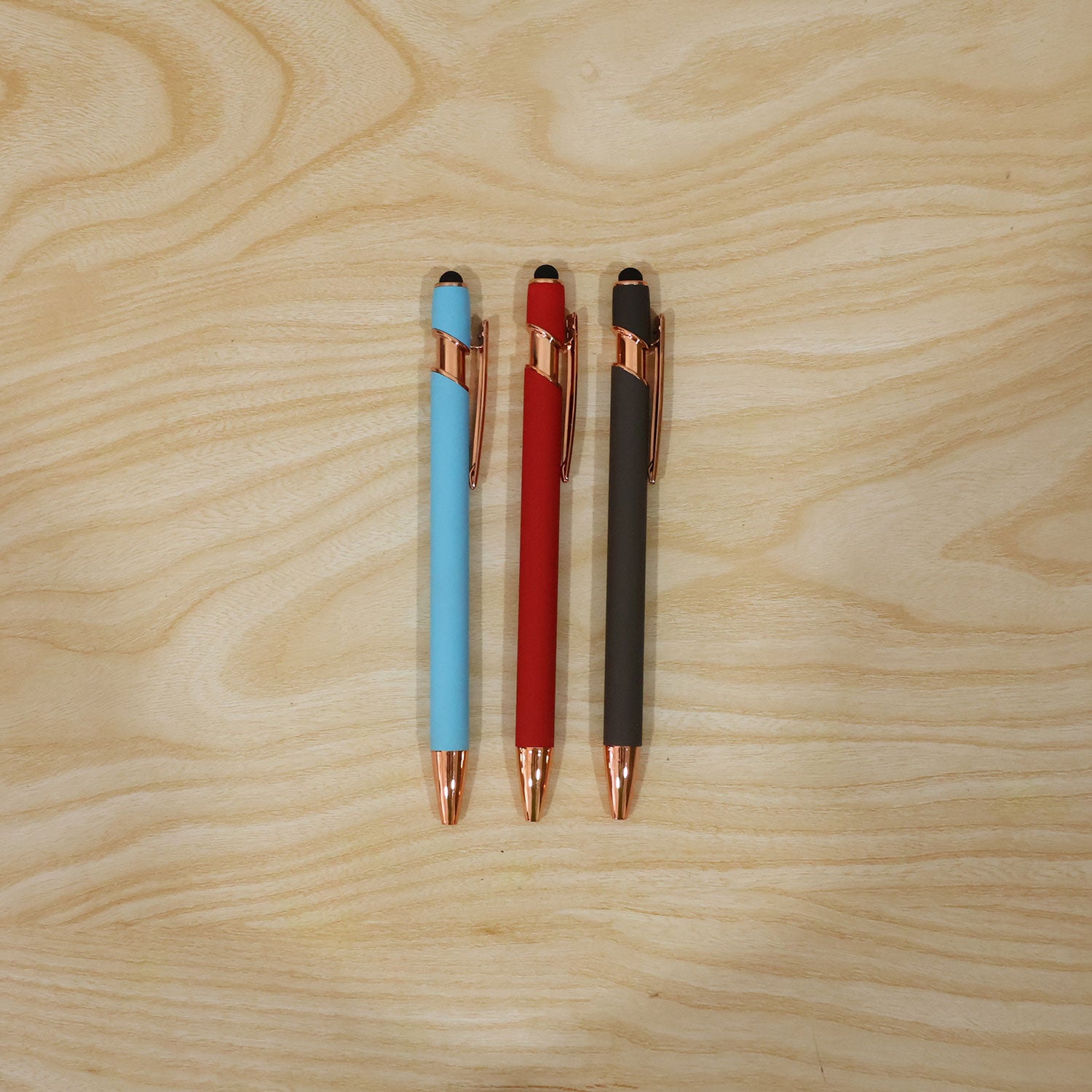Colorful smooth writing ballpoint pens