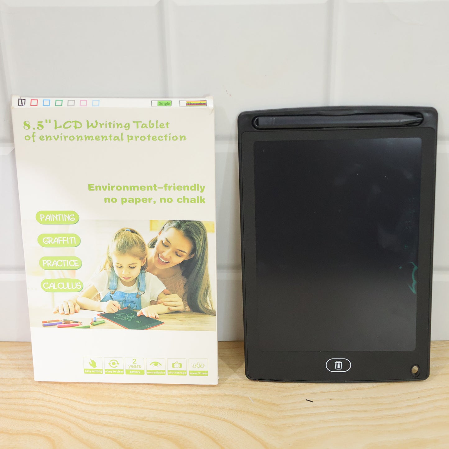 LCD Writing Tablet with Stylus Pen for Kids Drawing and Learning (1 Pc)