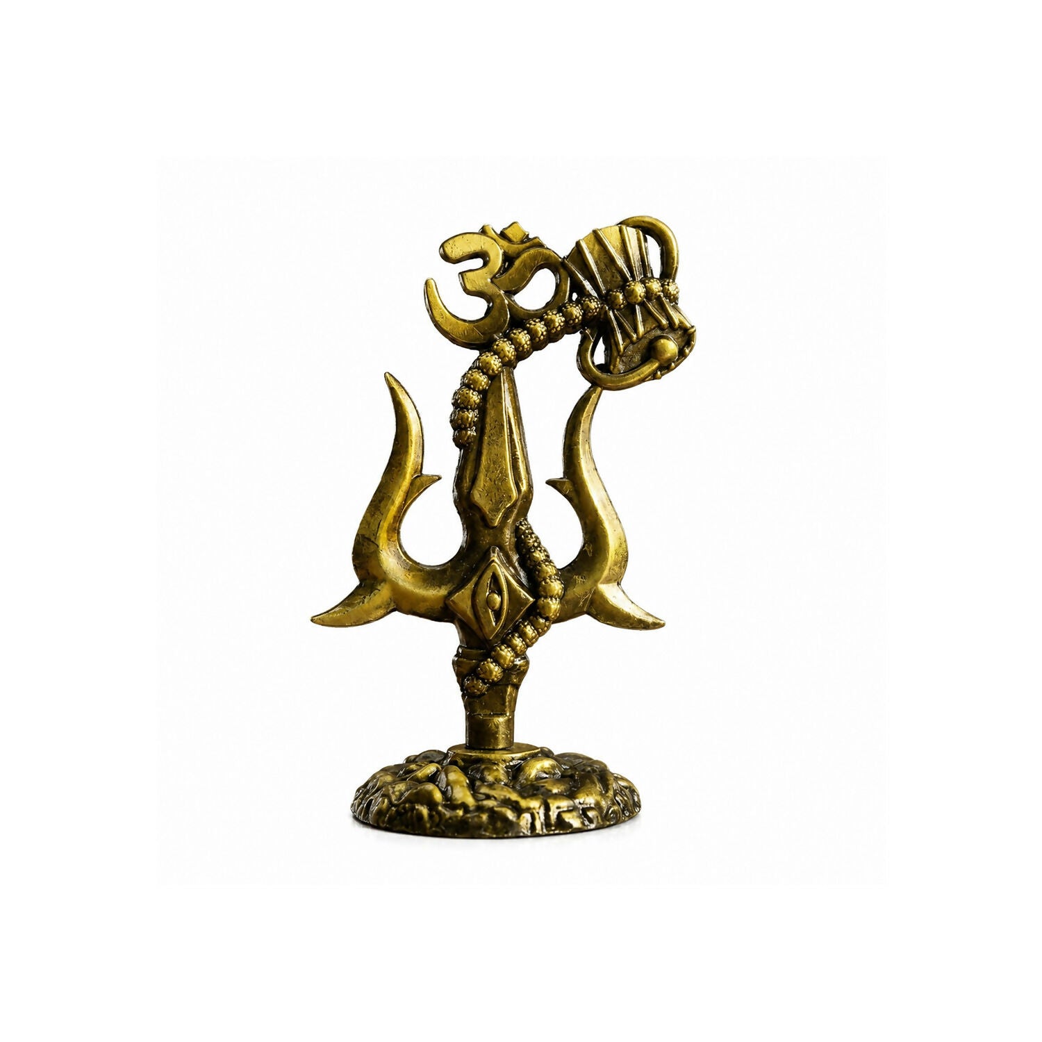 Shiv Trishul with Damru Idol-04