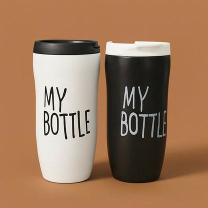 My Bottle Travel Mug | Leakproof Hot & Cold Coffee & Tea Sipper | Flip Lid Tumbler
