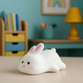 Bunny Night Light – Soft Silicone Warm Glow for Kids' Rooms