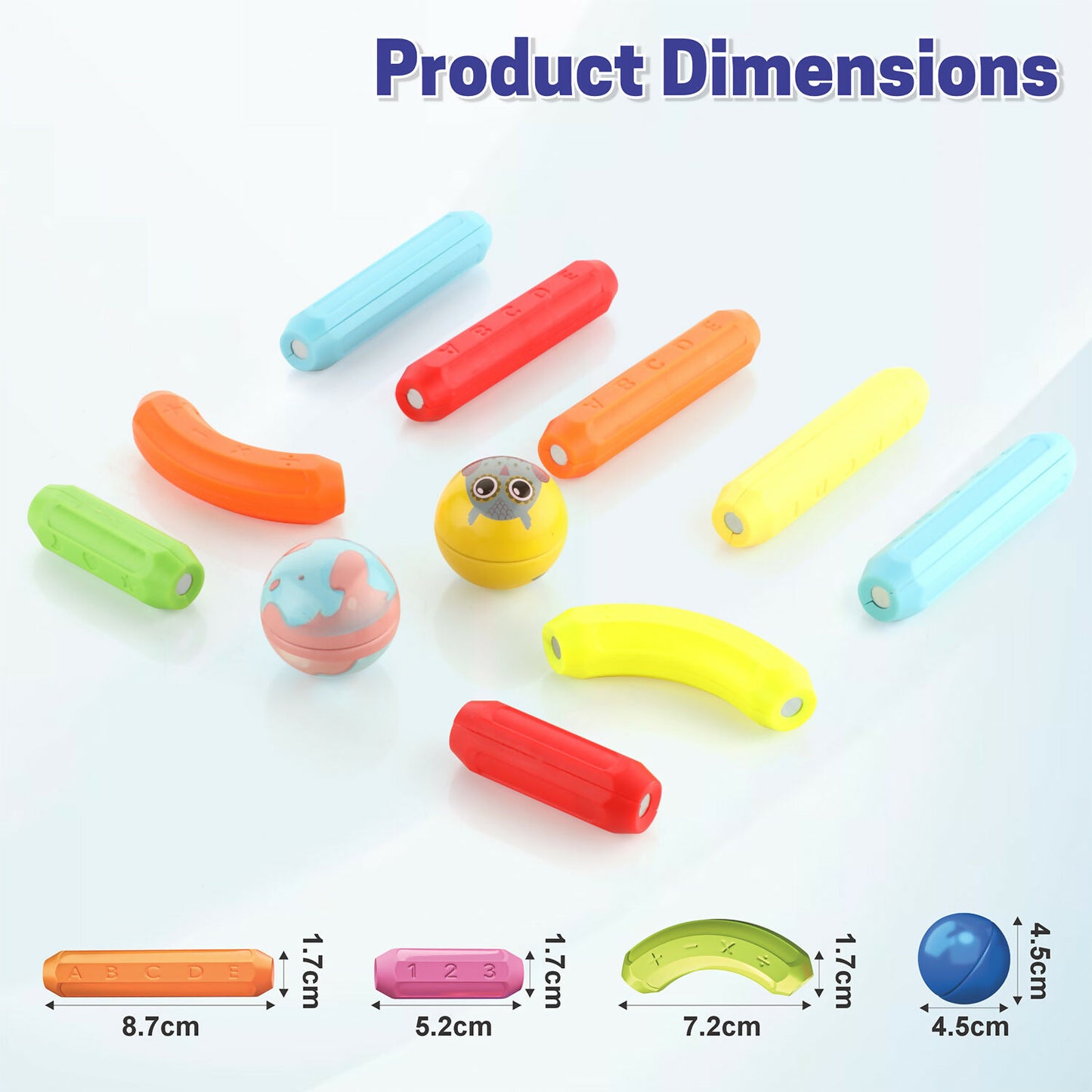 Children enjoying play with 3D magnetic tiles building set for STEM learning