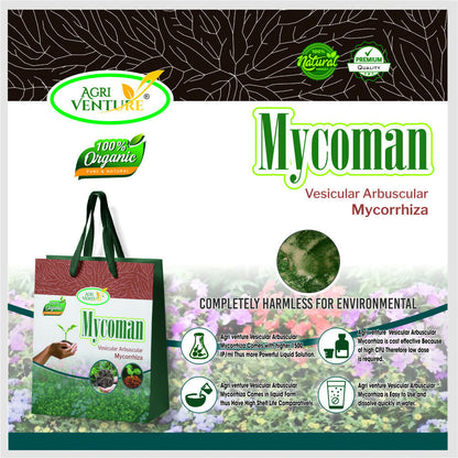 AgriVenture MYCOMAN (Vesicular Arbuscular Mycorrhiza) Support To Proper Development Bactericide Organic Product BIO FUNGICIDES (2 KG)