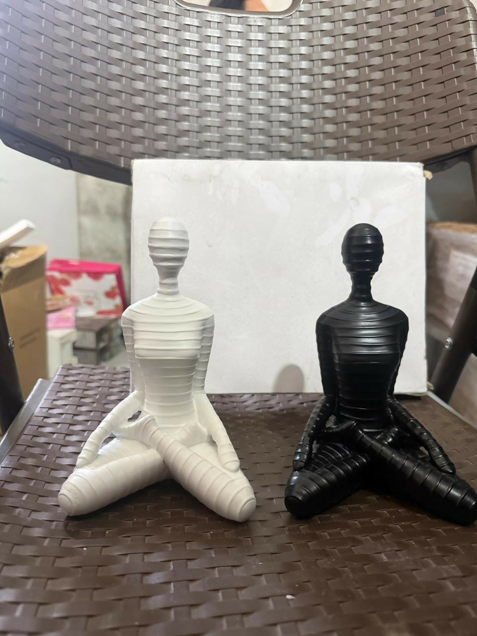 Meditation Yoga Human Sculpture Showpiece for Home Decor