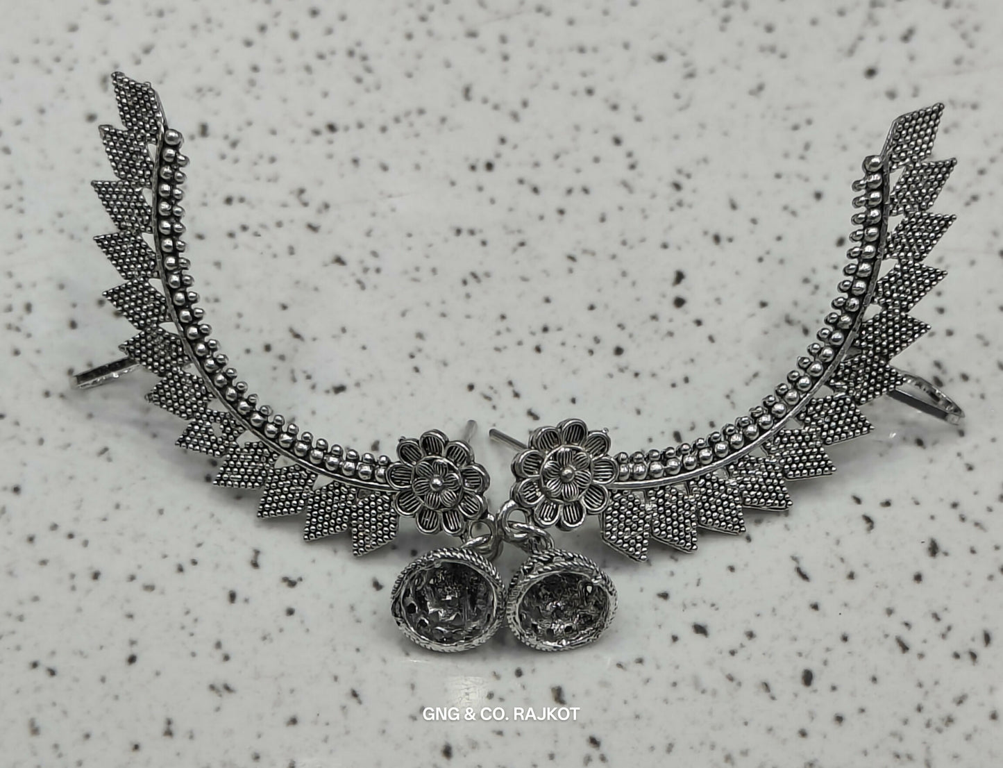 Silver Jhumka Earings