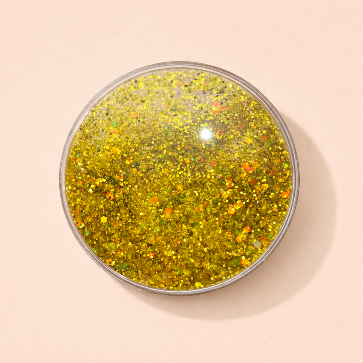 Golden Glitter Resin Tea Coaster for Cups & Mugs ( MUG NOT INCLUDED)