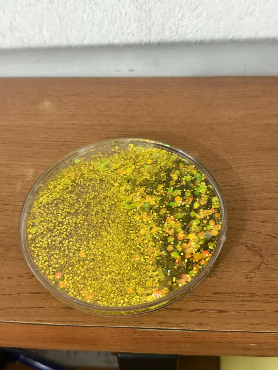 Golden Glitter Resin Tea Coaster for Cups & Mugs ( MUG NOT INCLUDED)