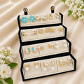 Korean Style 12 Pairs Earrings Combo Set Gold Pearl Crystal Floral Studs for Women