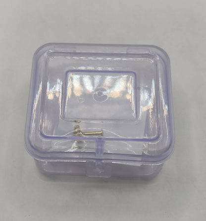 Gold Plated Ruby Floral Labret AD nosepin Stud Combo Pack of 2