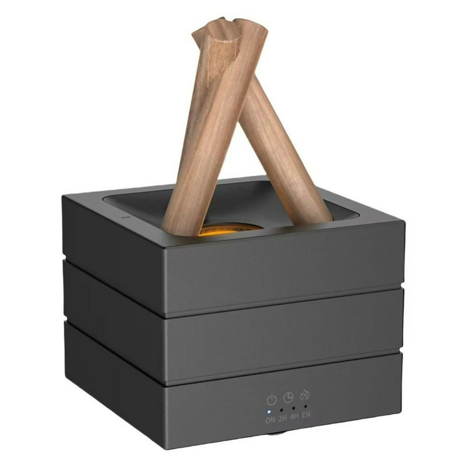 Campfire Flame Aroma Diffuser with Simulated Fire Effect & Timer Modes