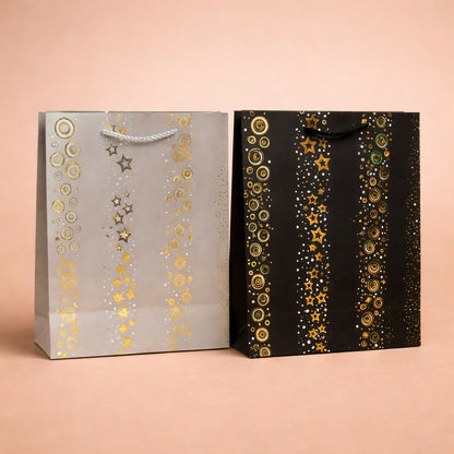 Premium Gold Designer Gift Bag with Handle Paper Carry Bag