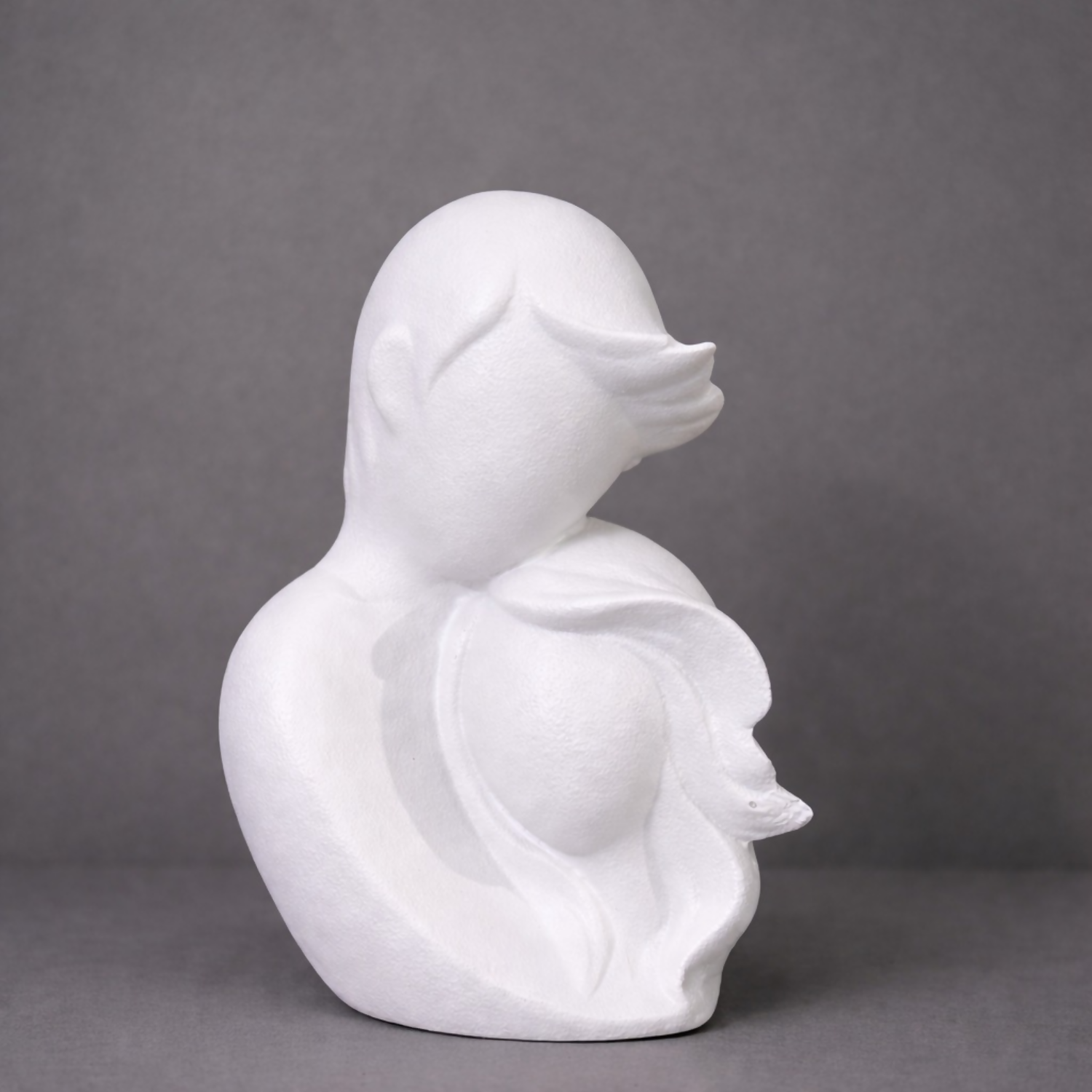 Abstract Couple Figurine for Home Decor | Modern Tabletop Sculpture