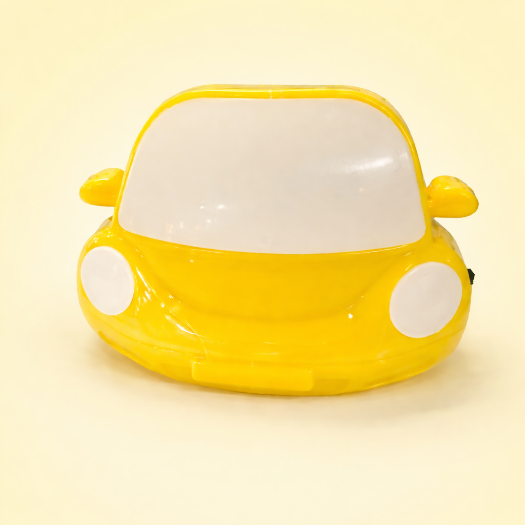 Car Shape Plug-In LED Night Lamp for Bedroom, Kids Room & Hallway(COLOR MAY VARY)