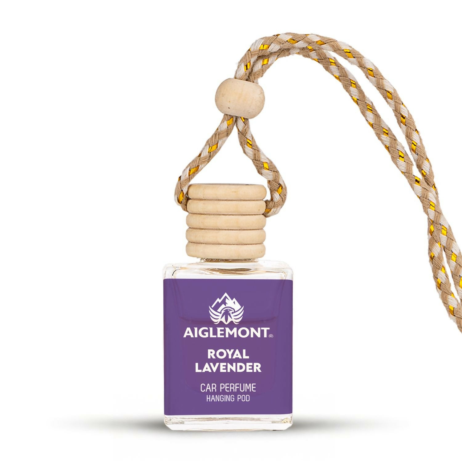 Royal Lavender Car Perfume Hanging Pod Long Lasting Air Freshener Premium (10ml)