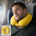 Soft Neck Travel Pillow U Shape Head Support Cushion for Flights (1 Pc)
