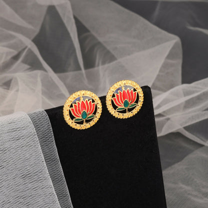 Heavy Gold-Tone Filigree Waterfall Choker Set