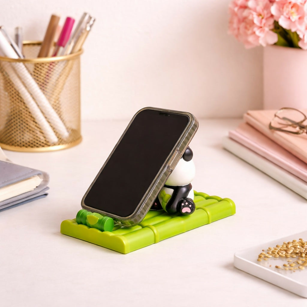 Cute Panda Mobile Stand Holder Desk Phone Stand Decor
