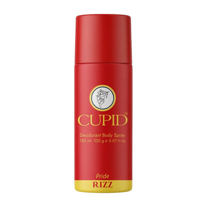 CUPID Deodorant Body Spray - RIZZ Pride Fragrance for Men (150 ml)