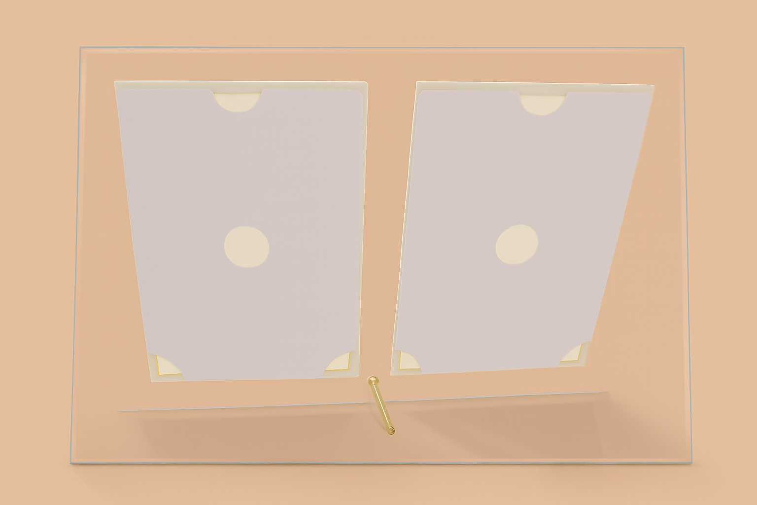 Double Photo Frame for 4x6 Pictures | Tabletop Display for Home & Gifting