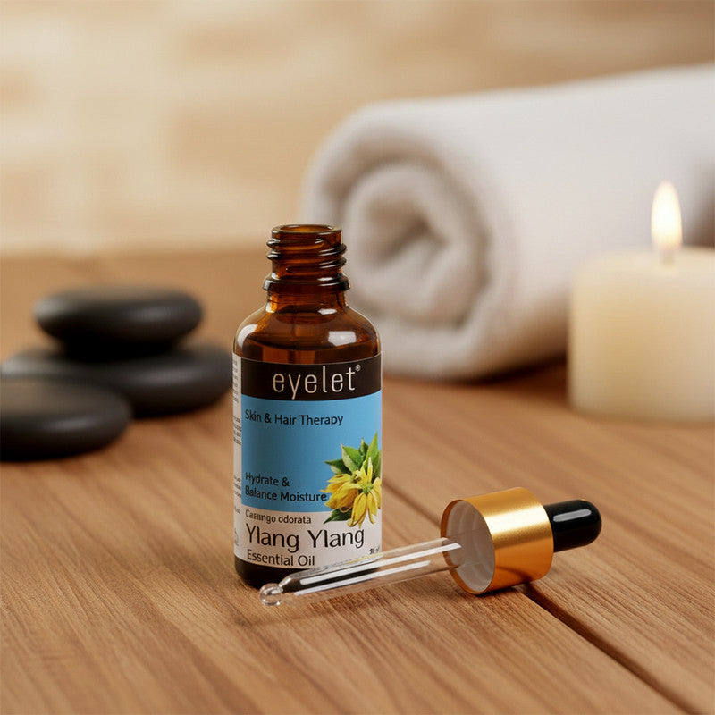 Eyelet Ylang Ylang Essential Oil Natural Skin & Hair Therapy Oil for Hydration