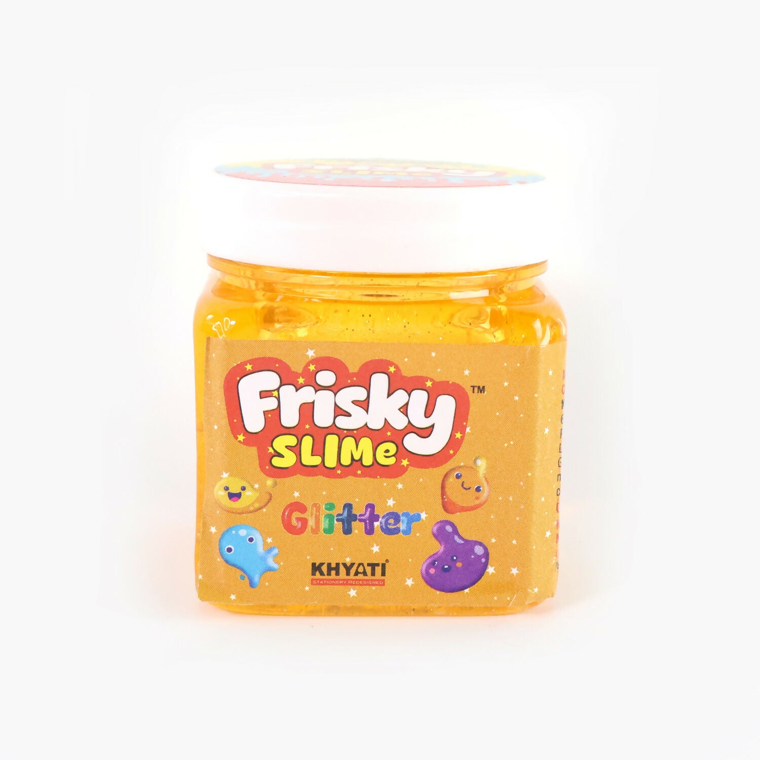 Khyati Frisky Slime Glitter Edition – Stretchable Sparkling Slime Toy in Jar Pack for Kids’ Creative Play (3+ Years)