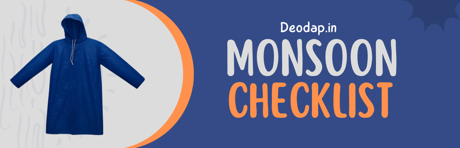 Stay Dry, Stay Safe: Your Monsoon Must-Haves Checklist