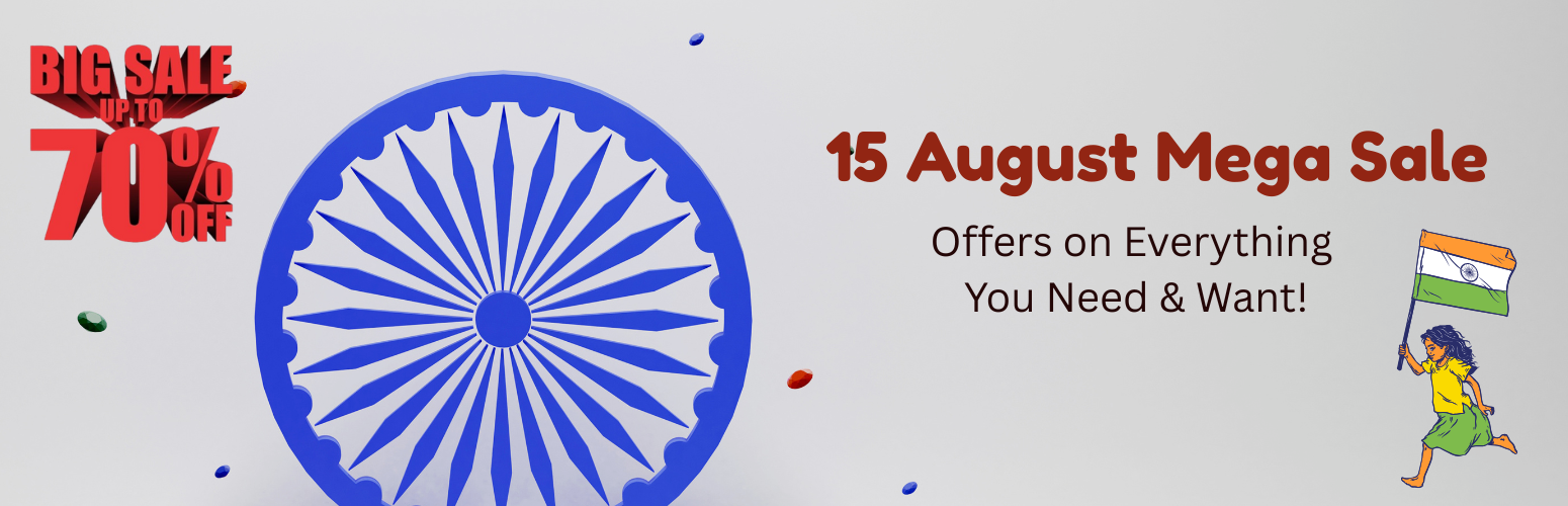 15 August Mega Sale: Offers on Everything You Need & Want!