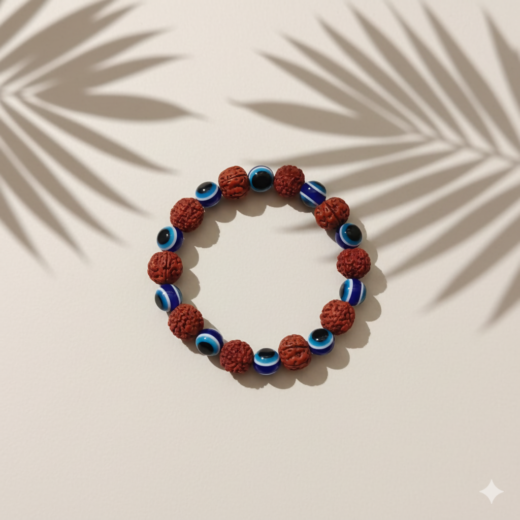Rudralsh & Evil Eye Beads Bracelet