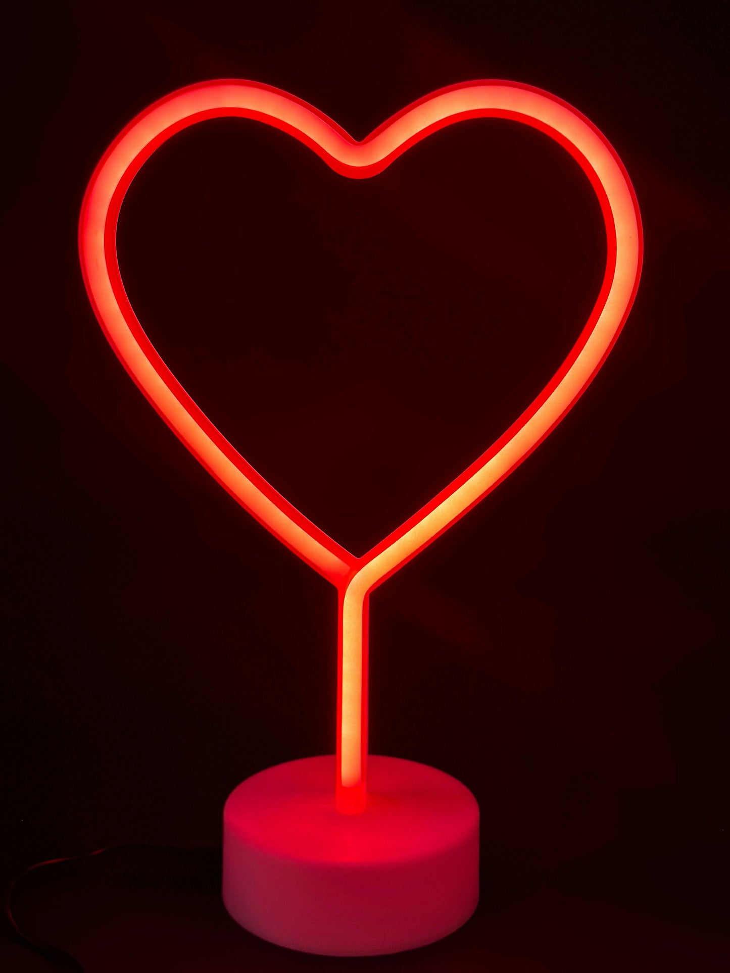 Heart Shape Neon LED Lamp | Romantic Night Light | Valentine Gift Decor
