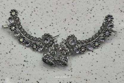Silver Jhumka Earings