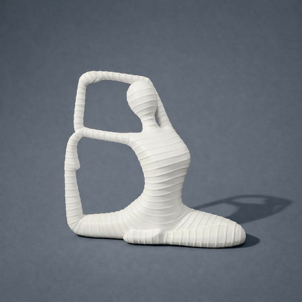 Abstract Human Shape Sculpture Showpiece for Home Decor